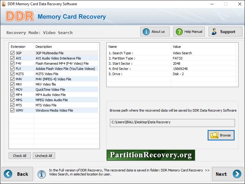 Memory Card Data Restore