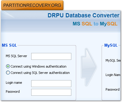 MSSQL to MySQL Database Converter