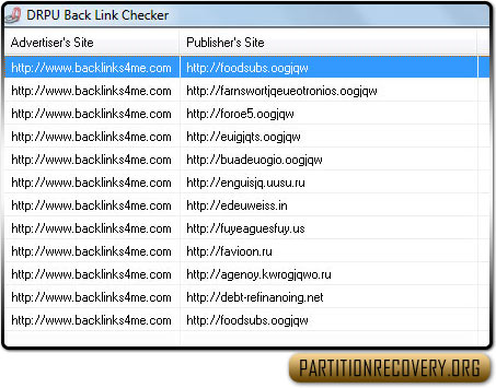 Website backlink checker tool