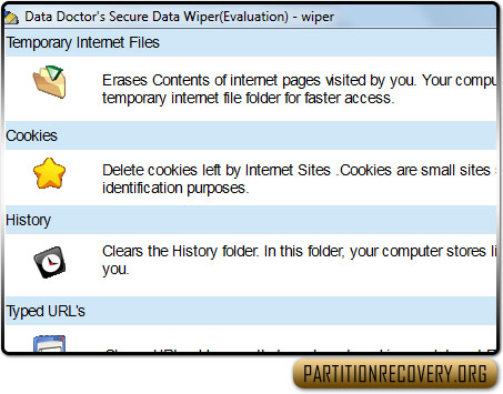 Data eraser software