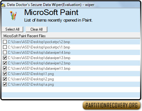 Data wiper program