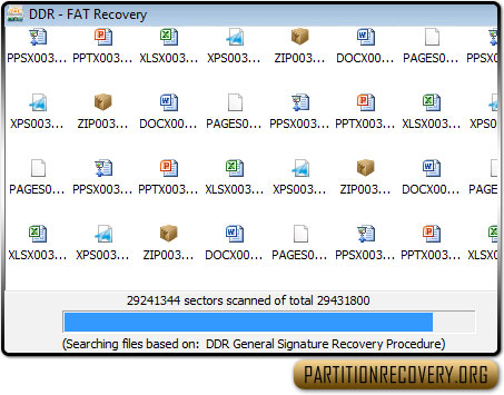 FAT file restoration program