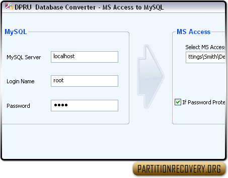 MS Access to MySQL database migration program