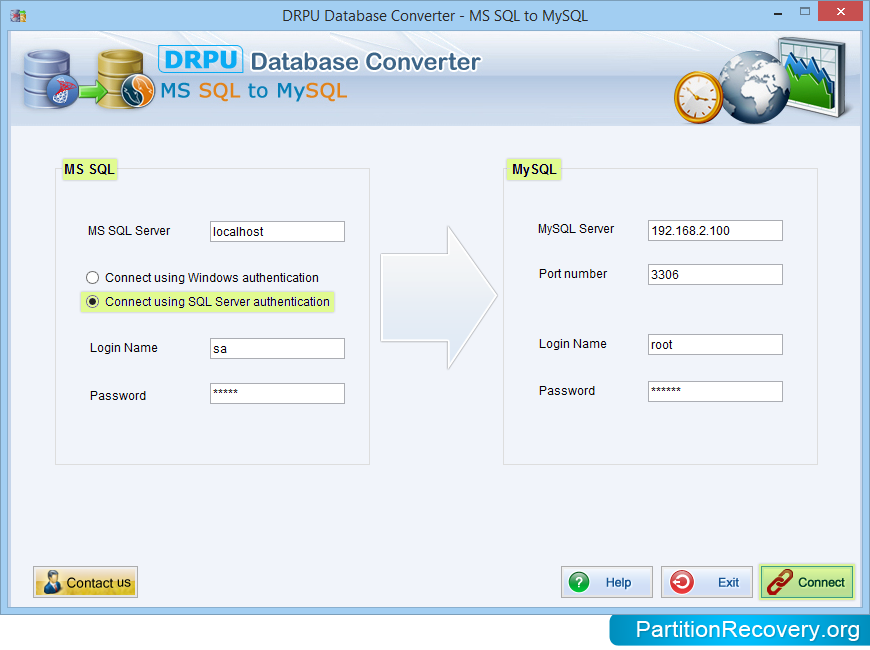 MSSQL to MySQL Database 