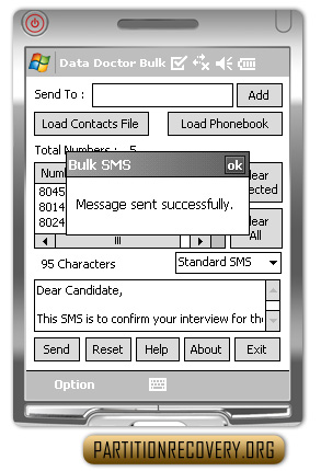 SMS sender program